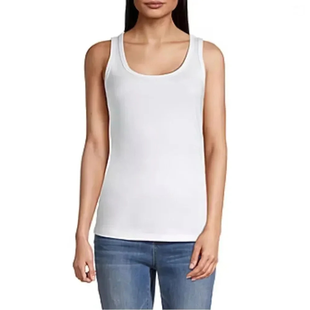 Womens Scoop Neck Sleeveless Tank Top